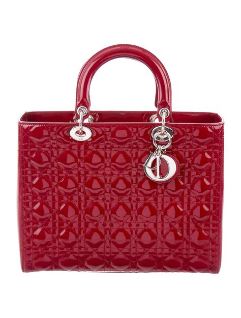 little miss dior red handbag|original christian Dior bag.